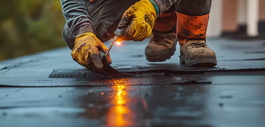EPDM Roof Repair Tape Application in Orland Park