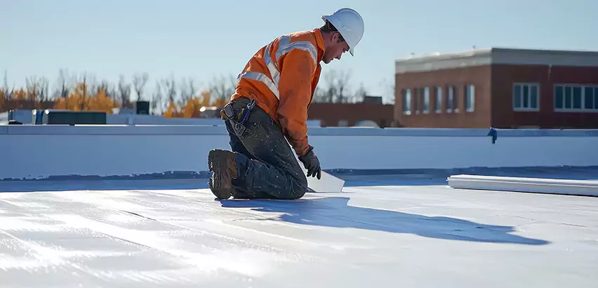 Flat Roof Drain Installation in Orland Park