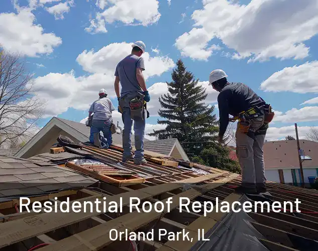  Residential Roof Replacement Orland Park, IL