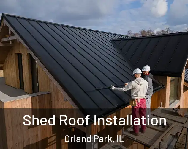  Shed Roof Installation Orland Park, IL