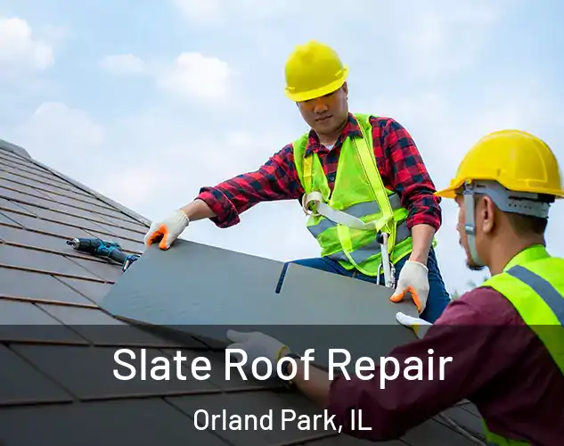  Slate Roof Repair Orland Park, IL