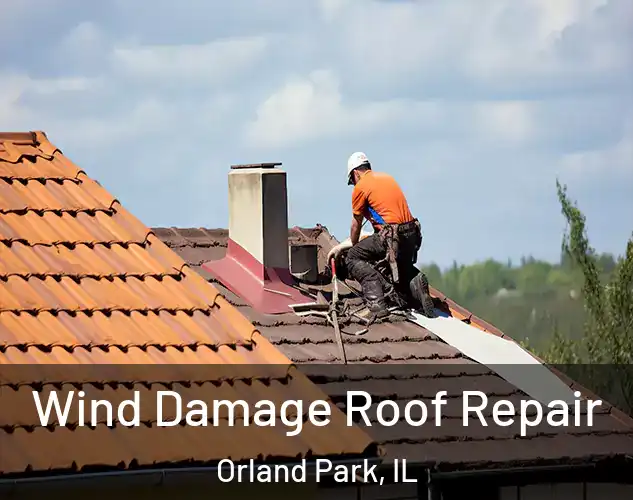  Wind Damage Roof Repair Orland Park, IL